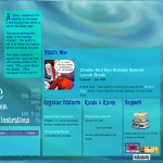 screen-capture of theelusivefish.com circa 2004