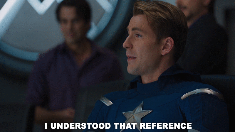 Captain America GIF - I understood that reference
